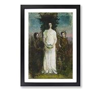 Abbott Handerson Thayer My Children Framed Print | A2 Oak Framed Wall Art | Ready to Hang | Modern Nature Picture | Living Room Bedroom Lounge Office