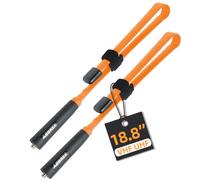 ABBREE SMA-Female Ham Radio Orange Antenna VHF/UHF 18.8-inch 144/430MHz High Gain Foldable CS Tactical Antenna for Baofeng UV-5R BF-F8HP Pro 5RM K5PLUS GM21 AR-152 Radio Accessories,2Pack