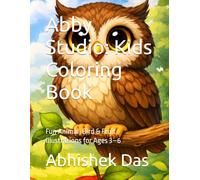Abby Studio: Kids Coloring Book: Fun Animal, Bird & Fruit Illustrations for Ages 3-6