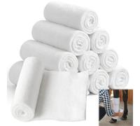 Abbylike 12 Pack Cotton Horse Leg Wraps 30"x 36" Soft Breathable White Standing Bandages Wrap for Horses Sheep Livestock Shipping Boot Stable Wraps Therapeutic & Injury Recovery