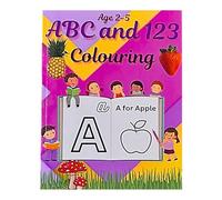 ABC & 123 Coloring Fun for Kids | Learn Letters, Numbers & Counting | Alphabet Tracing & Coloring Book for Toddlers & Preschoolers | 75 Pages | By Jesintha Bhaskaran