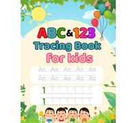 ABC&123 Tracing Book for Kid: Handwriting Practice Workbook for Kids Age’s 3-6 | Learn to Trace Letter’s A-Z and Number’s 1-10
