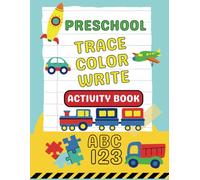 ABC 123 Tracing Fun: Preschool Early Learning Workbook