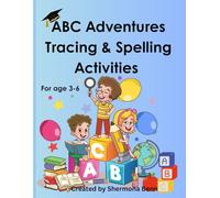 ABC Adventures Tracing & Spelling Activities: Fun alphabet tracing book with animals and fruit for kindergarten kids
