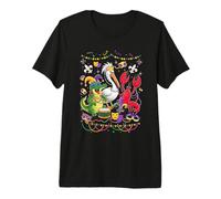 ABC Alligator Brown Pelican Crawfish Louisiana Mardi Gras Premium T-Shirt
