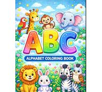 ABC Alphabet coloring book: Cute Animal Pages for Toddlers and Preschool Kids