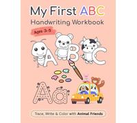 ABC Animal Adventure: Handwriting Workbook for Kids Ages 3-5: Learn Uppercase and Lowercase Letter Tracing with Fun Animals to Color | Fine Motor Skills & Early Learning Activity Book