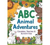 ABC Animal Adventures Coloring Tracing And Activity Fun