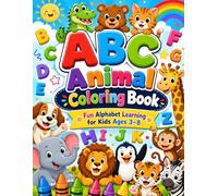 ABC Animal Coloring Book: Fun Alphabet Learning for Kids Ages 3-8