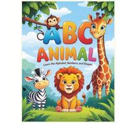 ABC animal coloring: Learn the alphabet, numbers and shapes