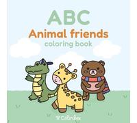 ABC ANIMAL FRIENDS: Alphabet Coloring Book with One Animal per Letter