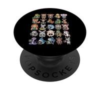 ABC Animals - Alphabet Learning Educational Back to School PopSockets Adhesive PopGrip
