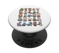 ABC Animals - Alphabet Learning Educational Back to School PopSockets Adhesive PopGrip