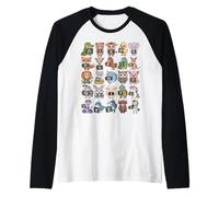 ABC Animals - Alphabet Learning Educational Back to School Raglan Baseball Tee