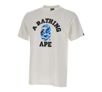 ABC Camo College T-shirt - male - A BATHING APE - T-Shirts - White - XL - Tops XL