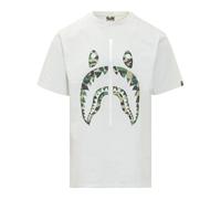 ABC Camo Shark Tee - male - A BATHING APE - T-Shirts - White - XL - Tops XL
