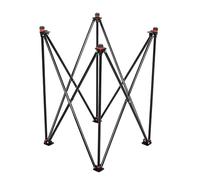 ABC Carrom Board Stand | Easy Adjustable & Foldable Four Fold Carrom Stand with Compact Design | Combination of Full Size Metal Pipe, Iron Rod & PVC | Indoor Games Fun Durable Strong