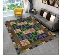 Abc Cartoon Alphabet Carpet Crawling Playroom Early Education Area Rug Carpet For Living Room Bedroom Non-Slip Mat 160x280CM