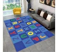 Abc Cartoon Alphabet Carpet Crawling Playroom Early Education Area Rug Carpet For Living Room Bedroom Non-Slip Mat 140x200CM