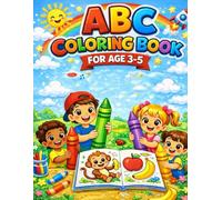 ABC Coloring Book for Kids Ages 3-5 Fun Fruits & Animals | Preschool Alphabet Learning