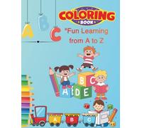 ABC Coloring Book for Kids: English alphabet coloring pages kids