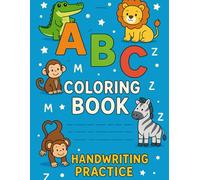 ABC coloring book: Handwriting practice