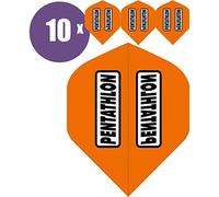 ABC Darts Unisex - Adult Pentathlon Classic Dart Flights, Orange, Classic