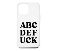 ABC DEF UCK Funny Alphabet Joke Adult Humor Bold Sarcasm Case for iPhone 12 Pro Max