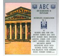 ABC der Gesangskunst in Deutschland - Historisches Gesangslexikon Teil 3