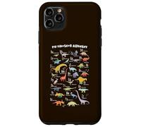 ABC Dino Identification A-Z Types Of Dinosaurs Alphabet Boys Case for iPhone 11 Pro Max