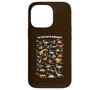 ABC Dino Identification A-Z Types Of Dinosaurs Alphabet Boys Case for iPhone 13 Pro