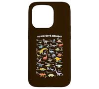 ABC Dino Identification A-Z Types Of Dinosaurs Alphabet Boys Case for iPhone 15 Pro