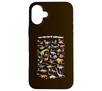 ABC Dino Identification A-Z Types Of Dinosaurs Alphabet Boys Case for iPhone 16 Plus
