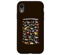 ABC Dino Identification A-Z Types Of Dinosaurs Alphabet Boys Case for iPhone XR