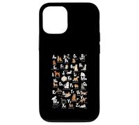ABC Dog Breeds Identification A Z Types of Dogs Canine Case for iPhone 12/12 Pro