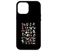 ABC Dog Breeds Identification A Z Types of Dogs Canine Case for iPhone 12 Pro Max