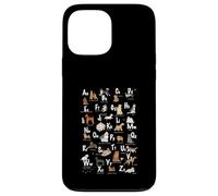 ABC Dog Breeds Identification A Z Types of Dogs Canine Case for iPhone 13 Pro Max