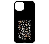 ABC Dog Breeds Identification A Z Types of Dogs Canine Case for iPhone 15 Plus
