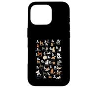 ABC Dog Breeds Identification A Z Types of Dogs Canine Case for iPhone 16 Pro