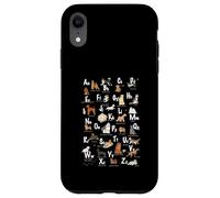 ABC Dog Breeds Identification A Z Types of Dogs Canine Case for iPhone XR