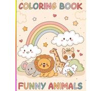 ABC Funny Animals Adventures Coloring Book for Kids: Fun and Educational Animals - Themed Activities for Toddlers & Children Ages 3-8