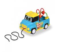 Dickie Toys ABC - Toy Car Fynn Fruit (25 cm) - Pull Toy with Motor Skills Bow, Horn and Cord, Baby Toy from 1 Year (12 Months)