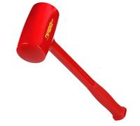ABC HAMMERS Dead Blow Hammer - 53 oz. Polyurethane Hammer with Steel Reinforced Handle & 15.25" Overall Length - ABC4DB