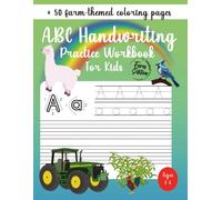ABC Handwriting Practice Workbook For Kids | Ideal for Kindergarten, 1st, 2nd, 3rd and 4th Grade | Farm Edition: Learn to Trace Alphabet Letters and ... ABC Handwriting Practice Workbook Collection)