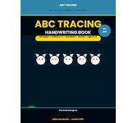 ABC Handwriting & Tracing Book for Kids Ages 3-6: 80 Pages | Trace Letters A-Z Uppercase & Lowercase + Numbers 1-10 + Sight Words | Kindergarten ... and Pictures for Preschool and Kindergarten