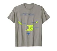 ABC Islands Map Aruba Bonaire Curacao T-Shirt