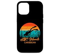ABC Islands Scuba Diver Retro Sunset Ocean Case for iPhone 12/12 Pro