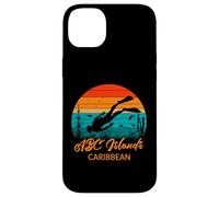 ABC Islands Scuba Diver Retro Sunset Ocean Case for iPhone 14 Plus