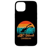 ABC Islands Scuba Diver Retro Sunset Ocean Case for iPhone 15 Plus