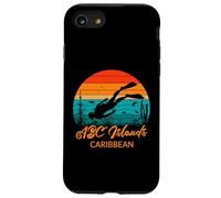 ABC Islands Scuba Diver Retro Sunset Ocean Case for iPhone SE (2020) / 7/8